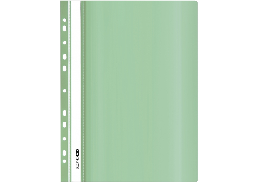 Папка-швидкозшивач ECONOMIX А4 з перф., глянець м'ятний (E31510-84)